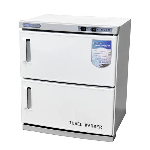 Double Hot Towel Warmer, 46L Extra Large Capacity, Holds 48 Towels, Rust Resistant Towel Heater with Stainless Steel Racks - Professional Spa Equipment at Tessla Equipment Store